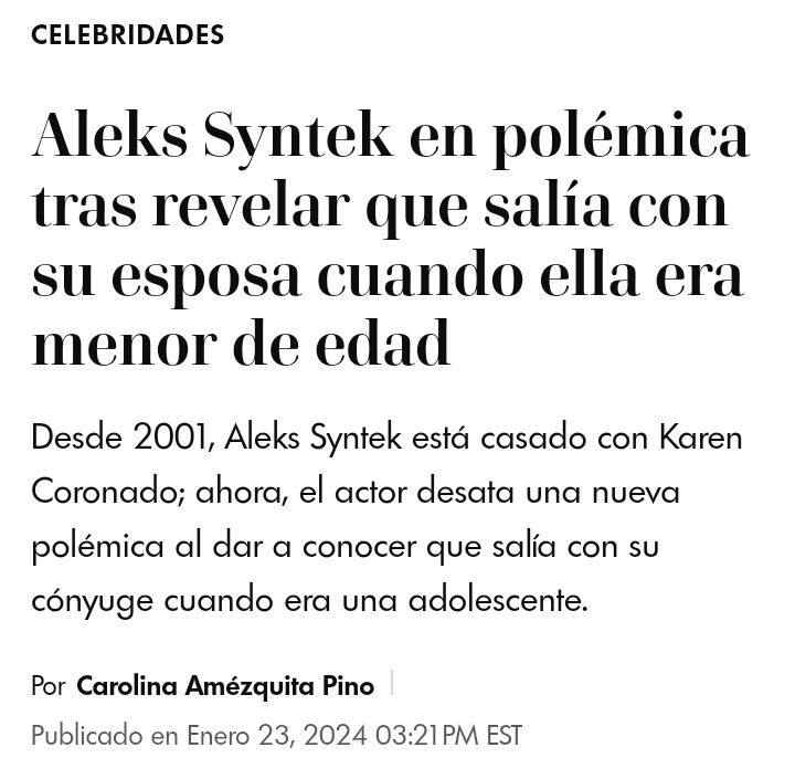 Ya que Aleks Syntek está de tendencia recordemos: