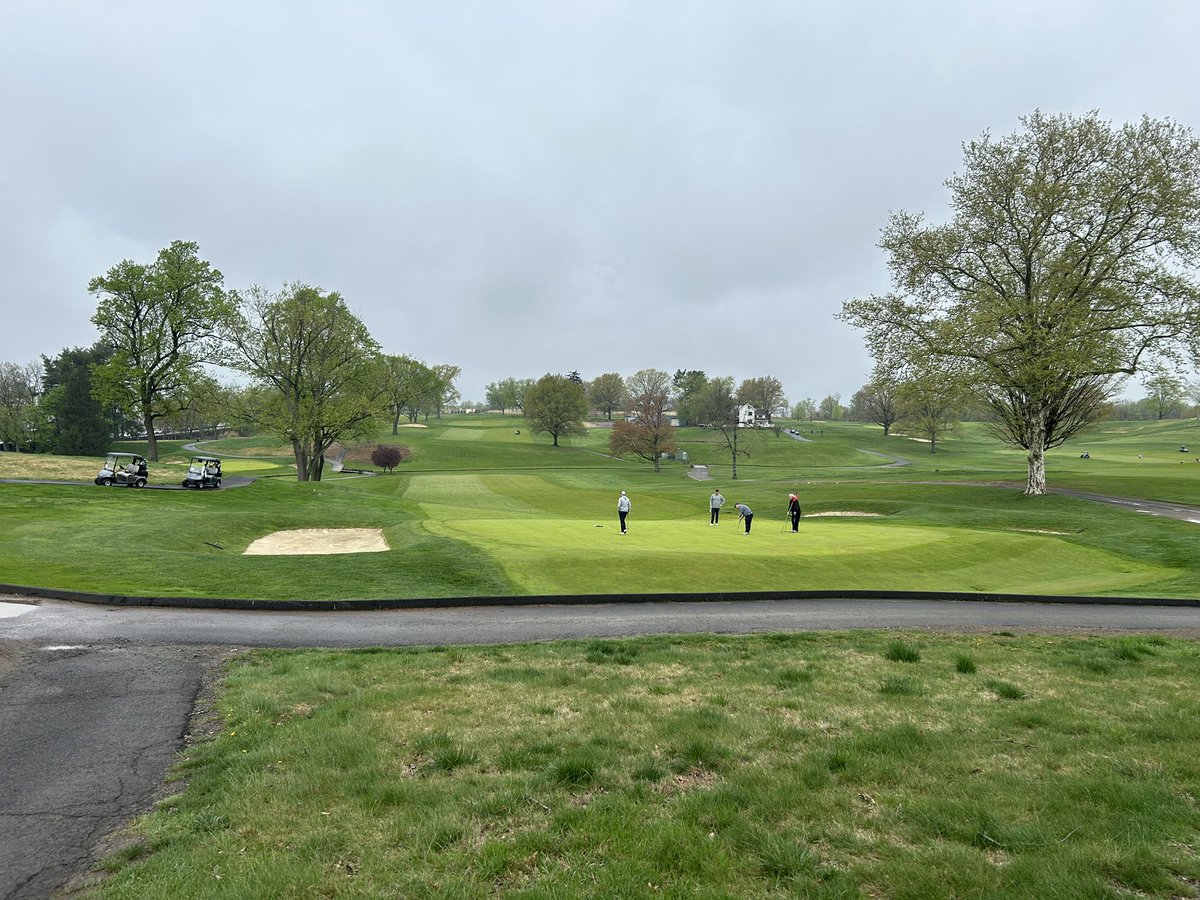 Men’s Opening Day @UnionLeagueGolf #Torresdale! Great job by our #Turf #Team getting the ⛳️ dialed in despite some morning rain. @ScottBordner @JStehel @chasemcevers