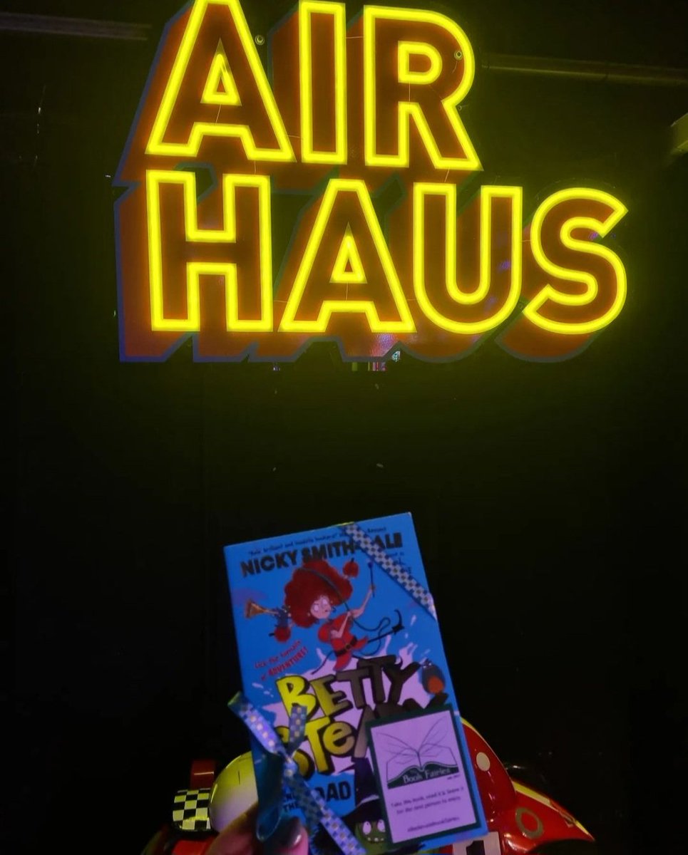 BookfairiesShef's tweet photo. “That grotty ogre was out there somewhere, and she was going to find it.”

A book fairy has been hiding a copy of #BettySteady by @nickydale in Sheffield, were you the lucky finder?

#ibelieveinbookfairies #TBFToad #TBFHarperCollins #bookfairy #airhaussheffield https://t.co/BCnfozRNSQ