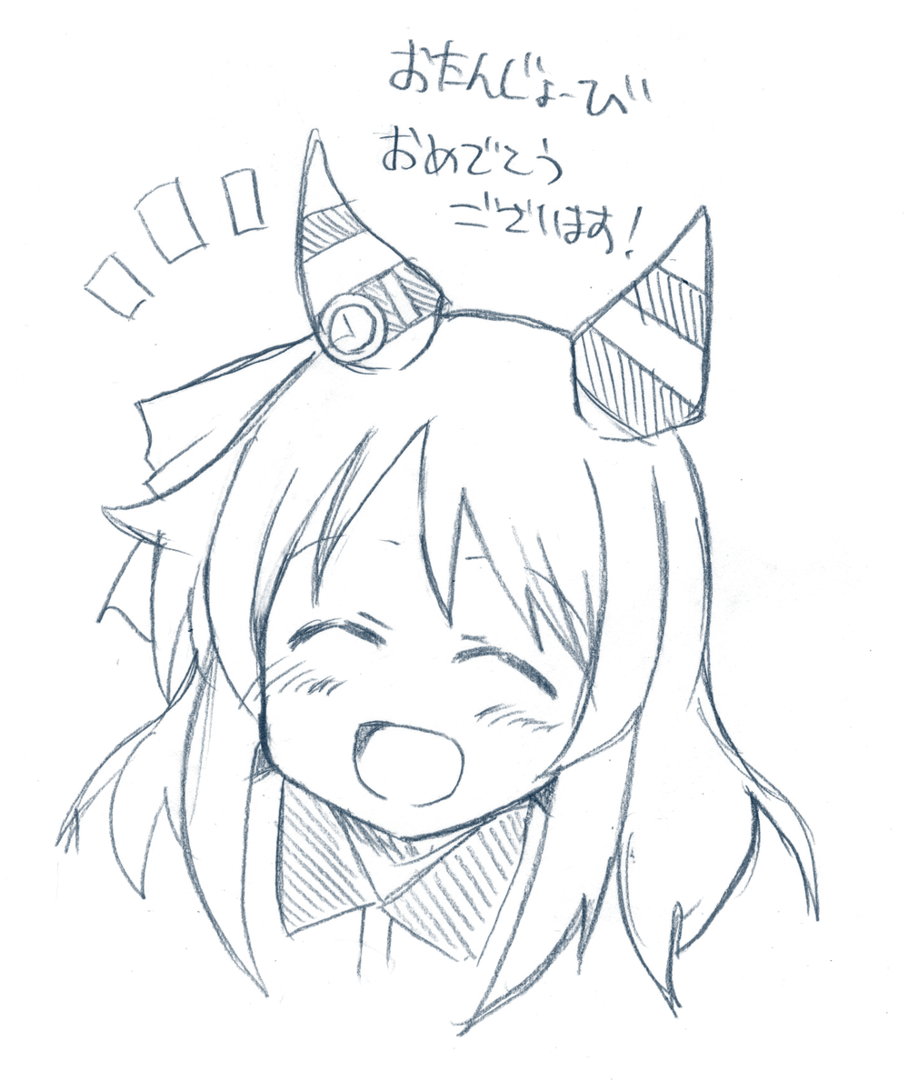 @shibumenigai
プールの絵で時間使っちゃって簡単で申し訳ないけど…おめでとうございます! 