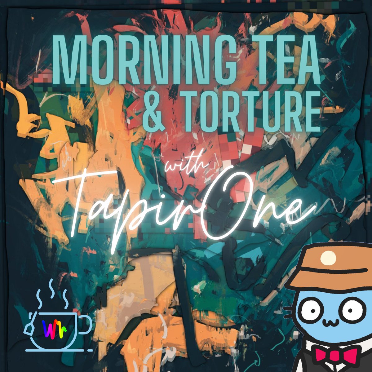 Next Friday, 26 April, a new episode of Morning Tea & Torture will be released. This is going to be a VERY special episode, more details to follow in the coming days. 👀 Here's a teaser cover image for y'all. Can you guess who my next guest will be? 🎙️😎