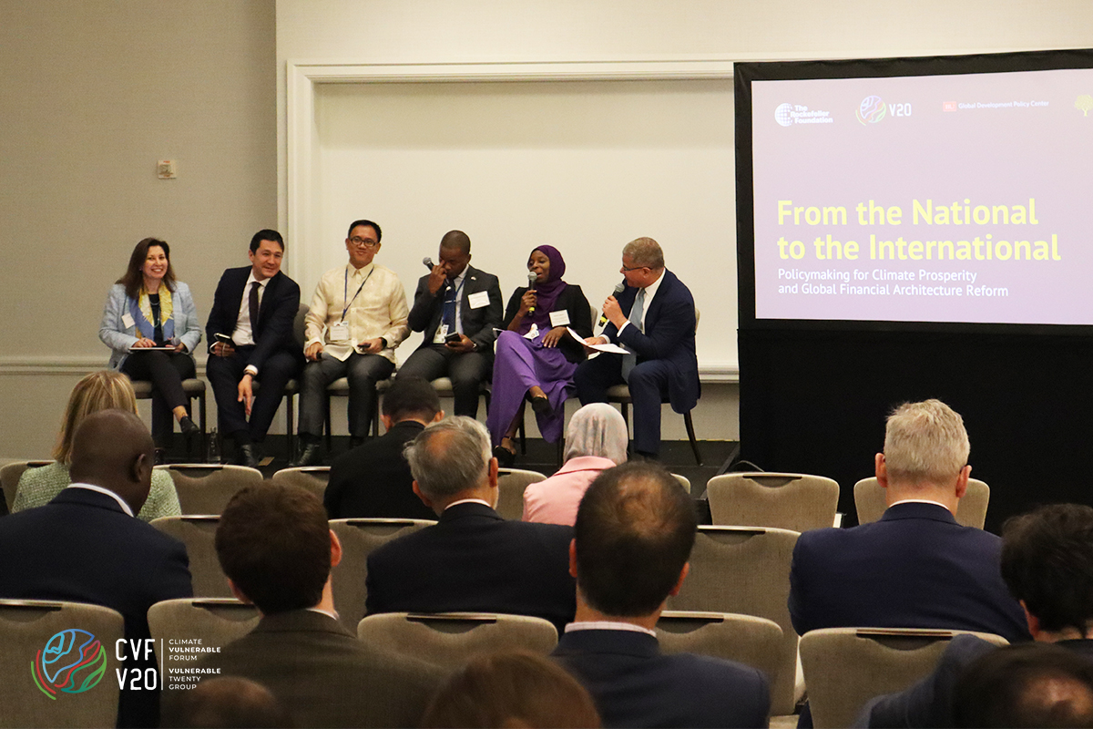 Gov't representatives, int'l institutions, and philanthropy unpacked the role that domestic policy levers can play in shifting the needle on global architecture reform during a high-level event convened by V20 Finance Ministers, @GDP_Center, @CSF_SOAS, and @RockefellerFdn.
