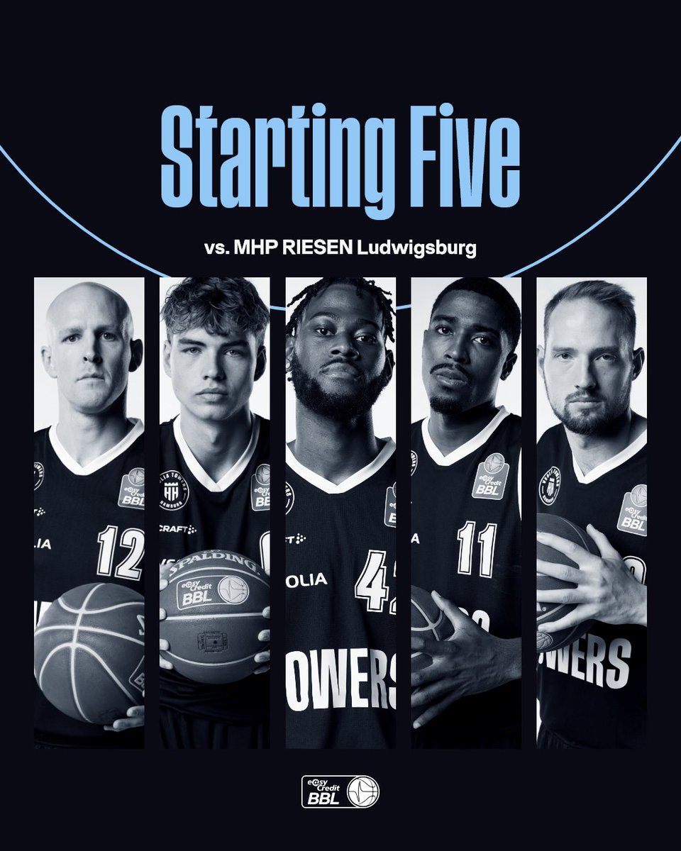 hamburgtowers's tweet image. #Towers_Live Unsere #StartingTowers im Spiel gegen die @MHP_RIESEN   

🏀 #42 Durham
🏀 #6 Möller
🏀 #11 Christmas
🏀 #12 Hinrichs
🏀 #10 Dziewa

#3 Hughes setzt aus.

📺 Jetzt #LIVE bei @dynsport 👉 twrs.me/dyn | #VeoliaTowersHamburg