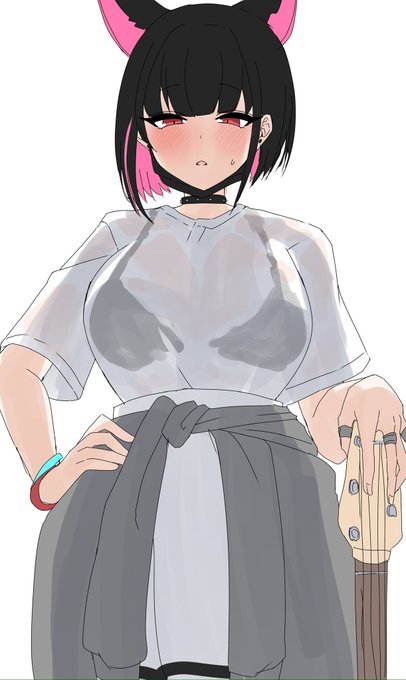 カズサ、シャツ透けさせてくれ
 #ブルアカ 