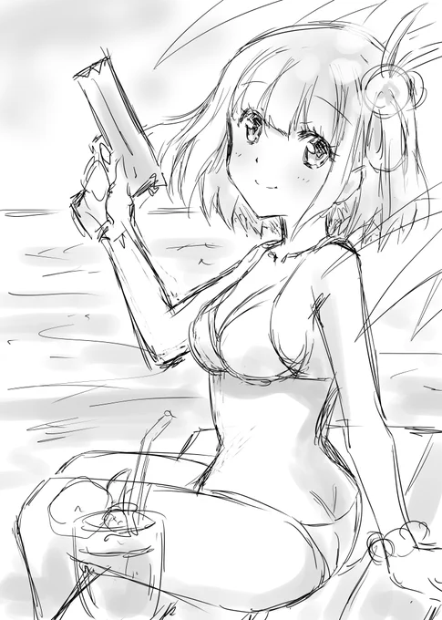 ラフ
仕上げたいな
#リコリコ #リコリス・リコイル #錦木千束 #LycorisRicoil 