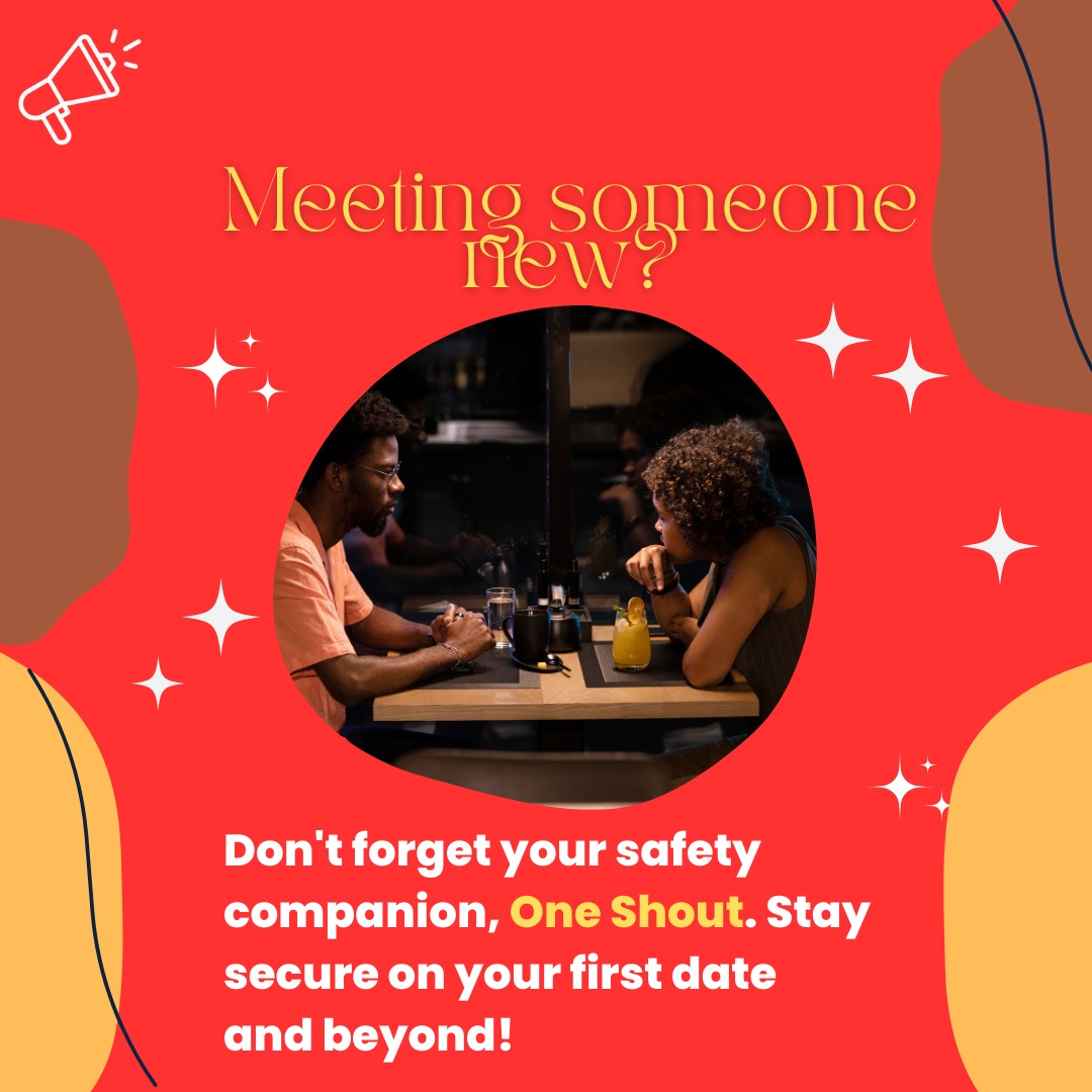 Meeting someone new and heading out on a date? Don't leave without One Shout! Keep your dates secure and safe with One Shout by your side. 📱💕

#oneshout #safetyredefined #safetynet #emergencysolutions #safetysolutions #rescue #savingslives #explore #staysafe #worldwide