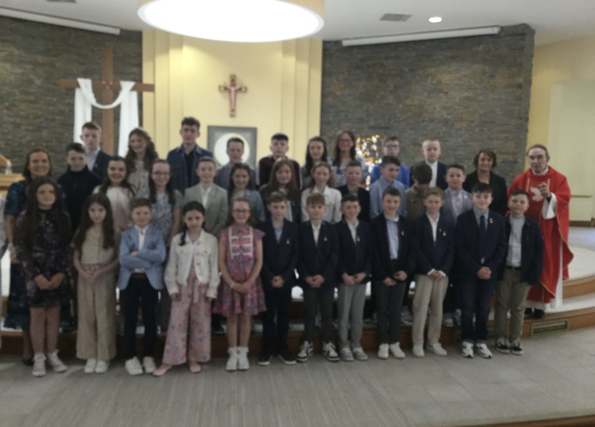 The day was filled with sunshine, smiles, and joy as our P7 children celebrated the sacrament of Confirmation. A beautiful ceremony, made even more special by the presence of our wonderful children. Congratulations to all who were confirmed today.