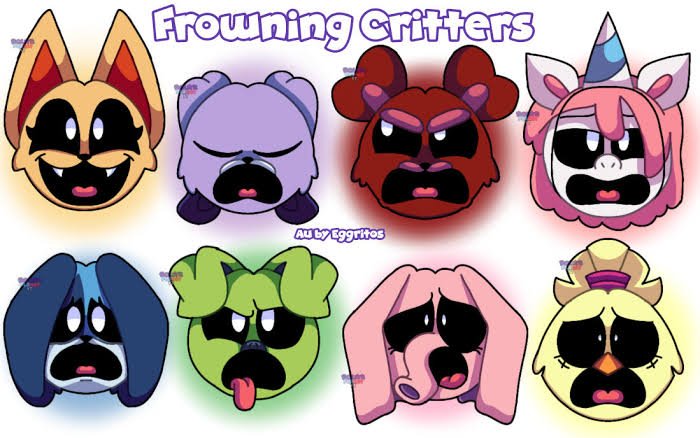 Frowning Critters are so cool than Smiling Critters #SmilingCritters #SmilingCrittersFanart #SmilingCrittersAU #SmilingCrittersOC #FrowningCrittersAU #frowningcritters