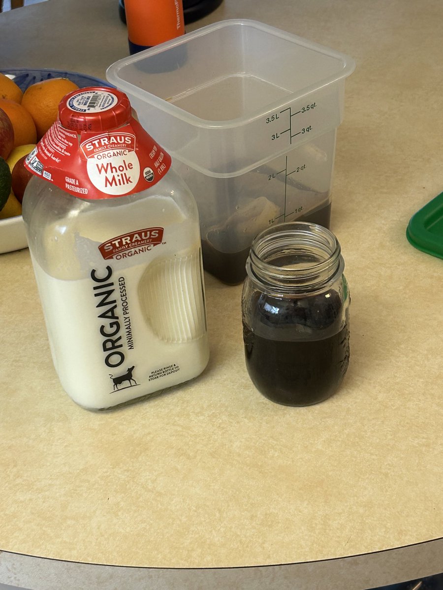 rivercitysteve's tweet photo. Happy #NationalColdbrewDay. This batch uses @EqualExchange #Ethiopian beans and @StrausOrganic milk. Always Straus. #CoffeeTherapist #Dadlife. @jhludlum @DaddyisBest And don’t forget, go @Lakers https://t.co/IoULfPWNFG