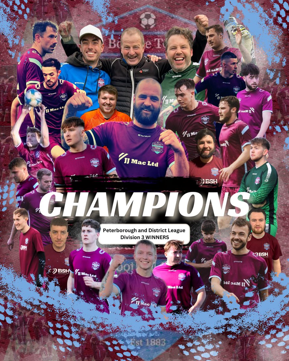 BTFCreserves's tweet photo. WE HAVE DONE IT !! 

WE ARE THE CHAMPIONS OF PETERBOROUGH AND DISTRICT LEAGUE DIVISION 3 

🏆🏆🏆🏆🏆🏆🏆🏆🏆🏆🏆🏆🏆🏆🏆 https://t.co/l9gc7fuc9Y