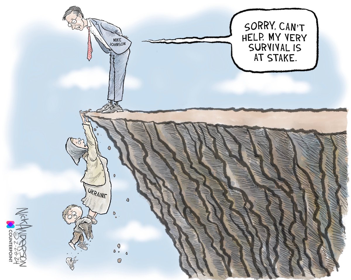 Isn't it odd that the only way the House functions is when the minority helps the majority leader? 

#MAGACultMorons are big mad at #GOP leader @MikeJohnson for passing legislation.