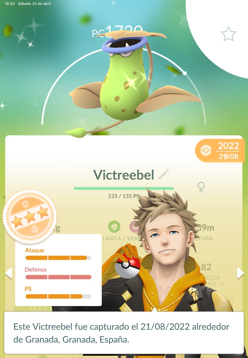 Victreebel Shiny
#Pokemon #App #PokemonApp #PokemonGo #Victrebeel #VictrebeelShiny #PokemonShiny #Bellsprout #GrassType #PokemonGrassType #PoisonType #TipoPlanta #PokemonTipoPlanta #PokemonFlyingType #TipoVeneno #PokemonTipoVeneno #Kanto #KantoRegion #FirstGeneration