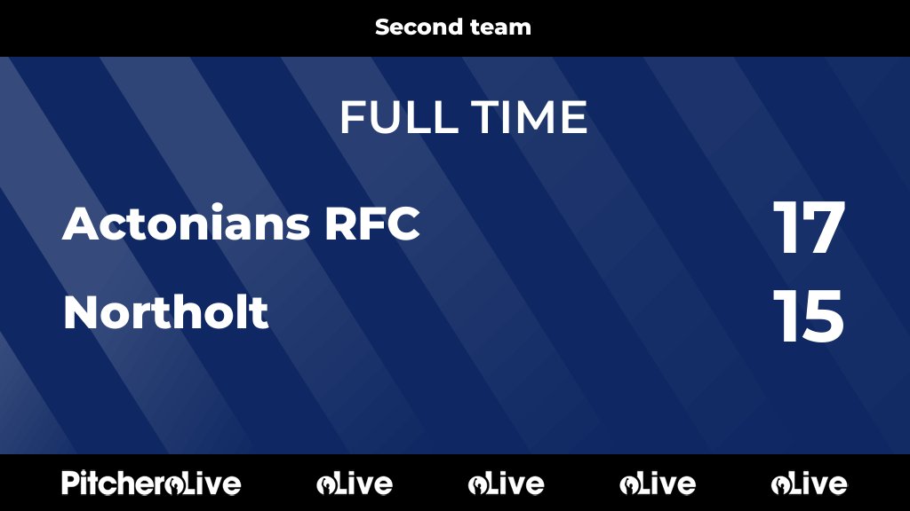 FULL TIME: Actonians RFC 17 - 15 Northolt
#ACTNOR #Pitchero
actoniansrfc.com/teams/227028/m…