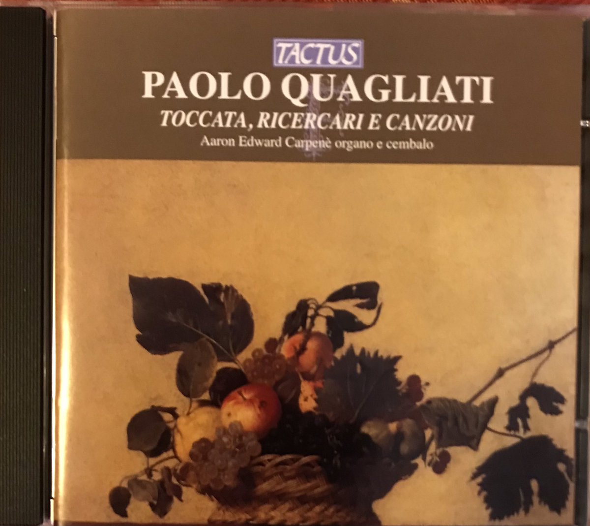BramaAlessandro's tweet photo. Paolo #Quagliati (one of the few composers with a surname starting with the letter Q) was born in Chioggia and died in Rome. This interesting #Tactus CD features 20 pieces played on organ & on harpsichord. Many organ pieces are characterized by delightful sustained notes (1/2) https://t.co/lvqE5Covqn