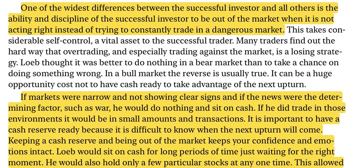 Knowledge from the legendary traders can go a long way. From the Loeb chapter of ‘Lessons From The Greatest Stock Traders…’
