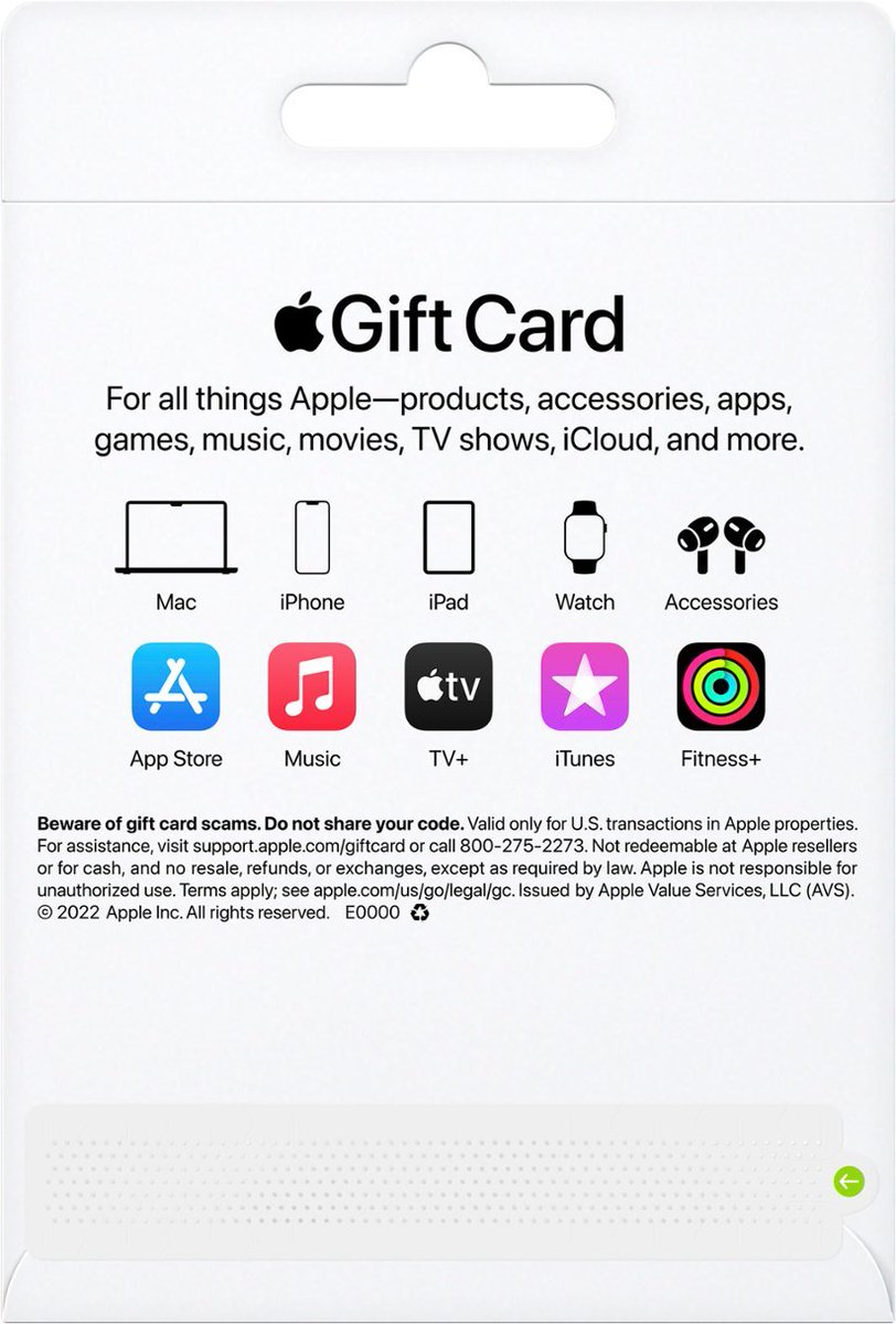 Ends in 1 HR! 💳 $100 Stackable Apple Store Cards for $83.99! (Mislabeled as iTunes) Be Quick! Discount code: 100Apple bit.ly/4aIa1de #ad ✅ Deal has been VERIFIED! ✅ Stack em up in your Apple Wallet ✅ Buy Macbooks, iPhones, etc at 16% Off 🚀 Like & Retweet!