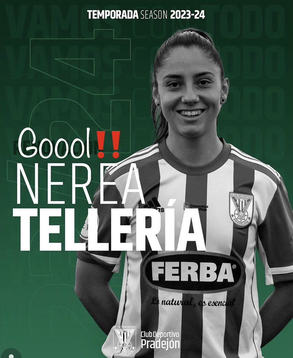 2RFEF FEMENINA |0-2|

47’ GOOOOOOOOOOOOL DE LA TODOTERRENO <a href="/nereatelleria2/">Nerea Telleria</a>

<a href="/AtletiFemenino/">Atlético de Madrid Femenino</a> 🅱️ 🆚 <a href="/CDPradejon/">CD Pradejón</a>