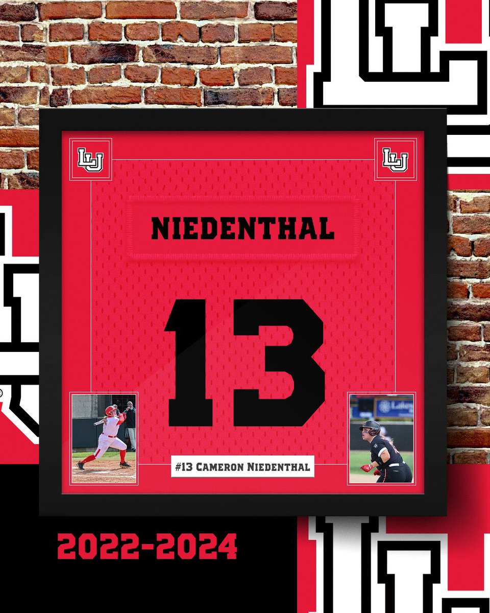 Today we Celebrate Cameron Niedenthal as she steps on her home field for the last time. Once a Cardinal always a Cardinal. #SeniorDay #WeAreLU | #AsOne | #BoomtownGirls