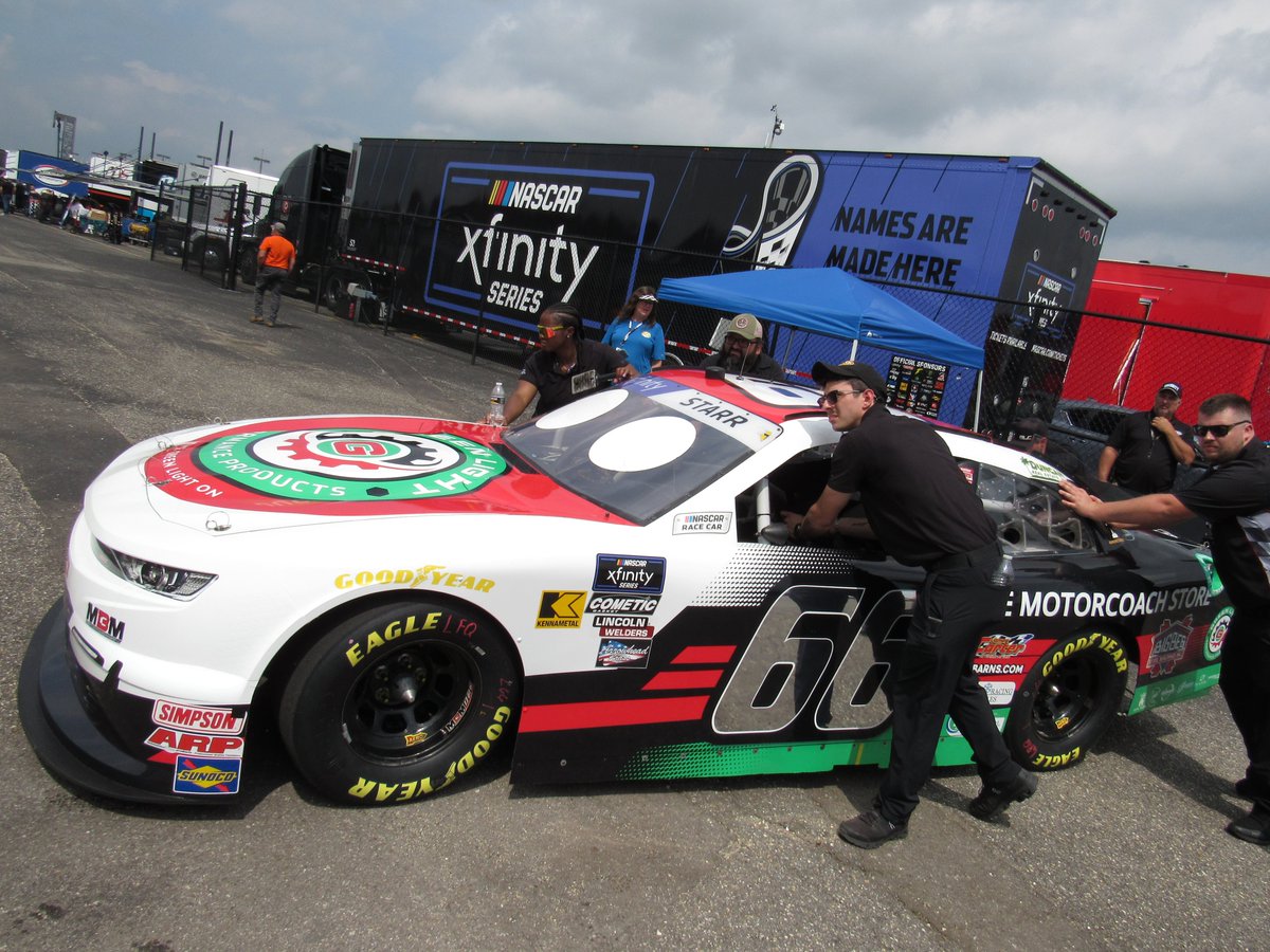 Today MBM makes its 27th @NASCAR_Xfinity start @TALLADEGA from P19, matching our best-ever qualifying at this track! @starr_racing and the Green Light Performance Products team are psyched to go superspeedway racing on network FOX! 🕒 3 CT / 4 pm ET #NASCAR #AgPro300