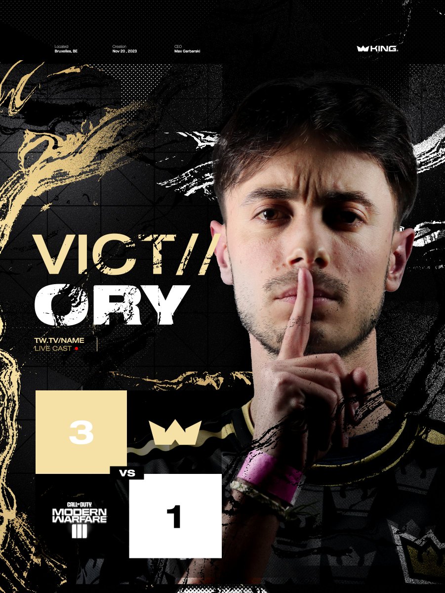 🏆CHALLENGERS CUP #7🏆

On remporte notre match pour le T16 contre team FearFerox 3-1✅

On attend un résultat pour jouer notre prochain match ⌚️

#KINGWIN