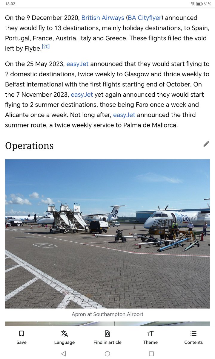 @AgentP22 2) BA CityFlyer filled the void left by FlyBe with their 98 seat regional jets. easyJet have now joined them (Wikipedia):