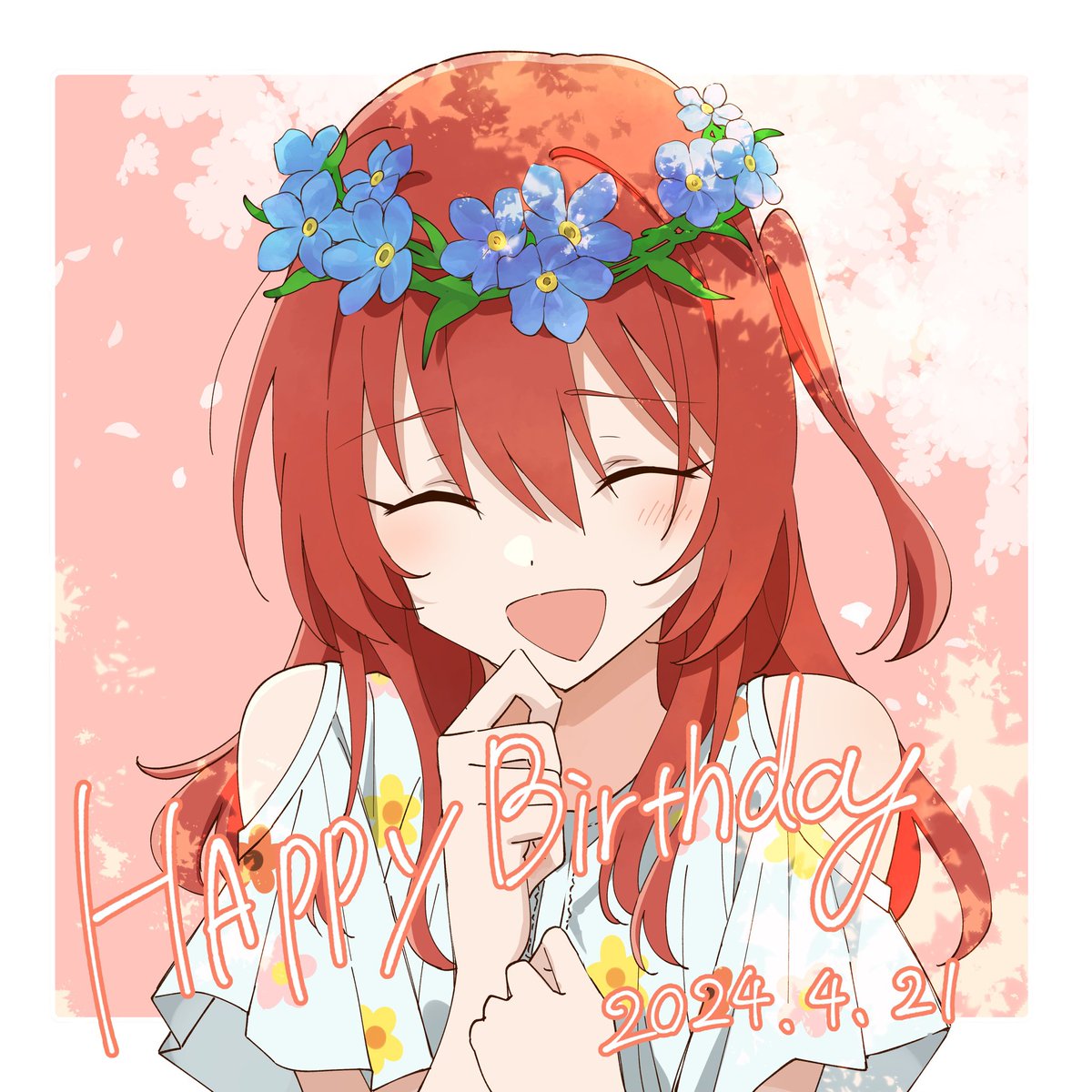 喜多郁代 「喜多ちゃんおめでとう #喜多郁代生誕祭2024 」|鷹なゆのイラスト