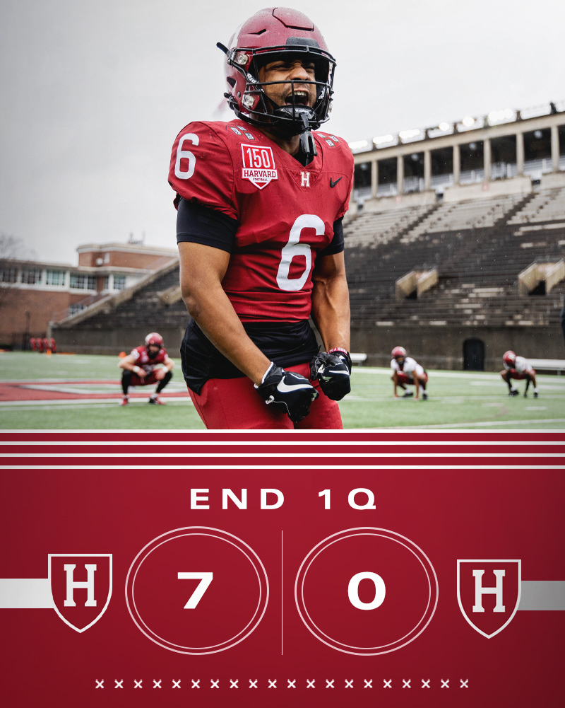 Dean Boyd snags a 20-yard receiving TD from Jaden Craig to open the scoring! 👏 #GoCrimson #OneCrimson