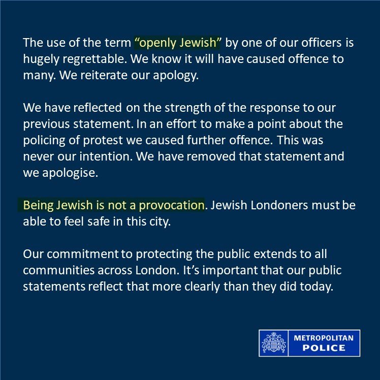 Much of the so-called anti-Zionist activism has in fact been blatant anti-Jewish racism.

Jews should not only feel safe, but actually be safe walking anywhere in any Western country. 

Being 'openly Jewish' is not a crime and it's not a provocation.

#Antisemitism