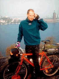 Göran Kropp, the man who rode his bicycle from Sweden to Nepal, made a solo ascent of Mount Everest without bottled oxygen or Sherpa support, then cycled back to Sweden again.