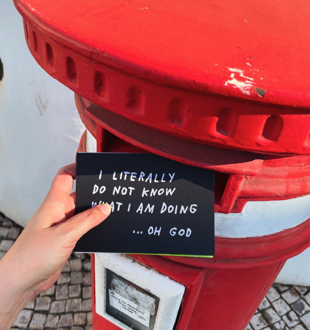 Sending postcards that make friends laugh is our special superpower! 😜 #postboxsaturday