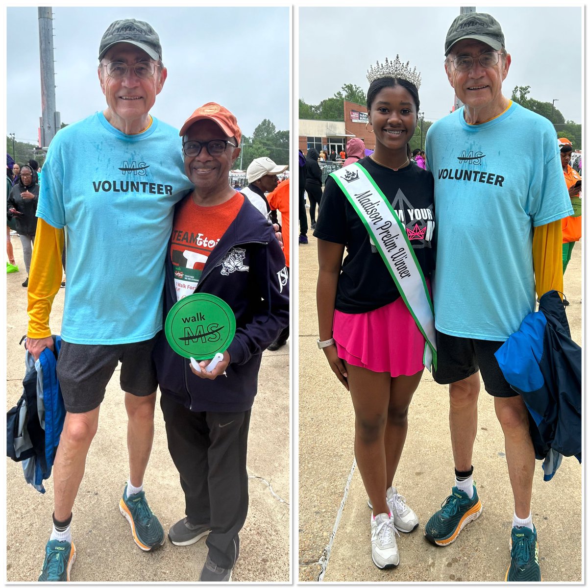 Ran 3 miles this morning with Senator Frazier for Multiple Sclerosis. A crippling disease affecting some Mississippians. Ran into Miss Junior Madison County too!