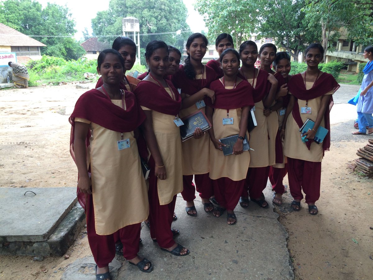 Nursing students at Catherine Booth Hospital, Nagercoil (India) receive an excellent education from The Salvation Army’s #Nursing School faculty and through practical experience at the busy hospital. 🩺 #SalvationArmy #WorldService #FutureNurse