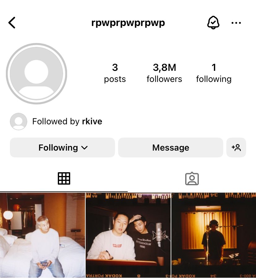 RM’s secondary instagram account ‘rpwprpwprpwp’ is active again!! 🔗 instagram.com/rpwprpwprpwp?i… #RM #방탄소년단RM #김남준 #BTSRM