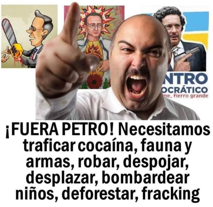 <a href="/IBetancourtCol/">Ingrid Betancourt Pulecio</a> <a href="/jorgevillamizar/">Jorge Villamizar</a> Necesitamos que nos dejen trabajar, derecho fundamental.