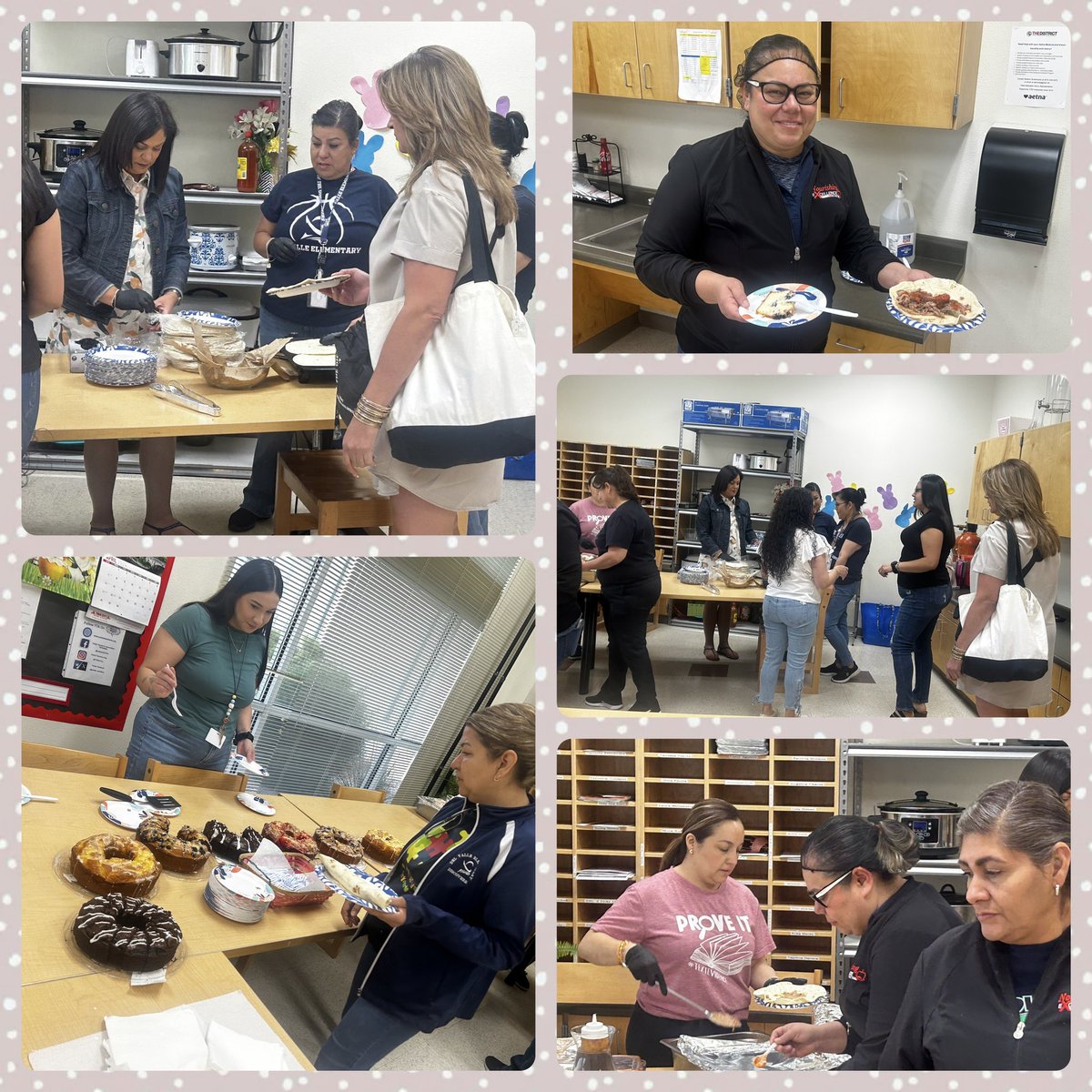 4th & 5th grade teachers thank you for providing breakfast @DelValleES_YISD The brisket burritos and pastries were delicious! #THEDISTRICT #WeDeliverExcellence @maritza08OFOD @NAstorga_APMME @oceans80 @tippih833 @OFOD