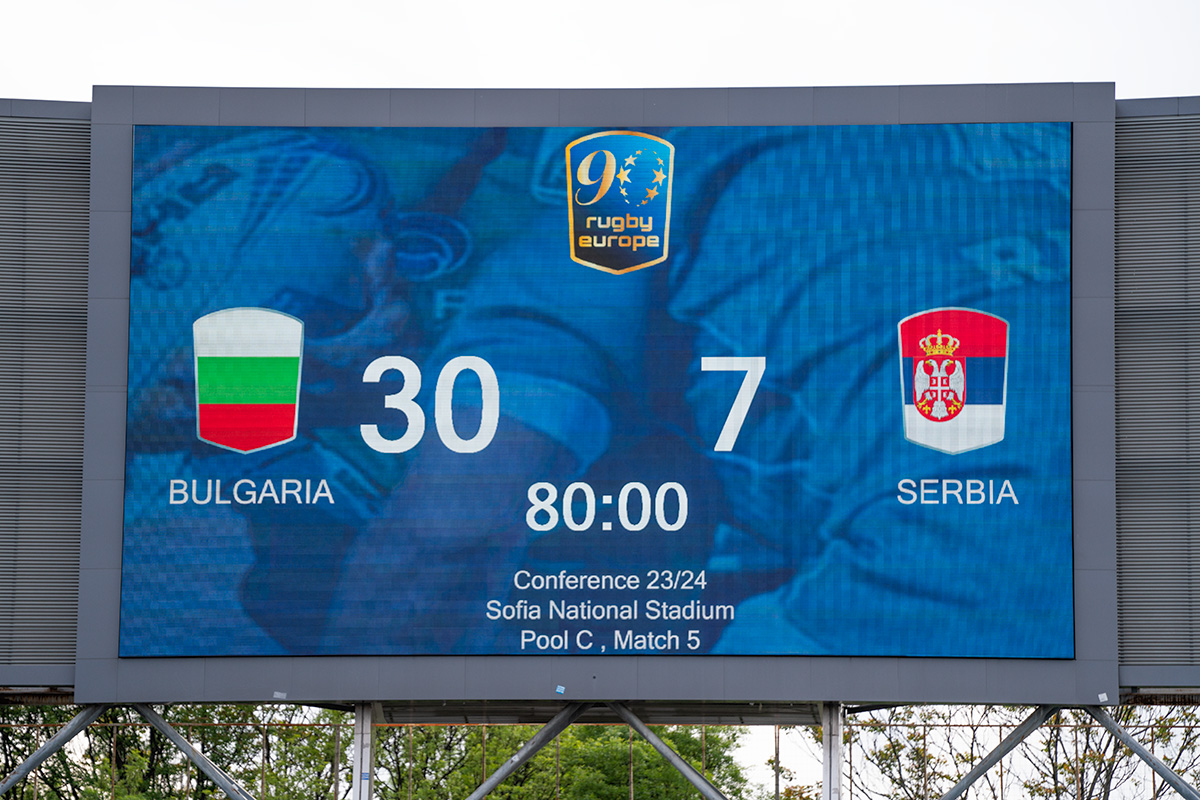 🇧🇬v🇷🇸 | It's all over here in Sofia, and despite a last-minute Serbian try, it was the Bulgarians who won this game at home, 30-7.