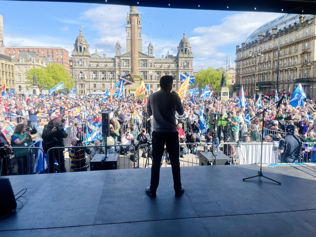 “Friends, let’s believe in Scotland. Believe in the people of Scotland. And let us not just believe in a better future – let’s make it happen!” @HumzaYousaf