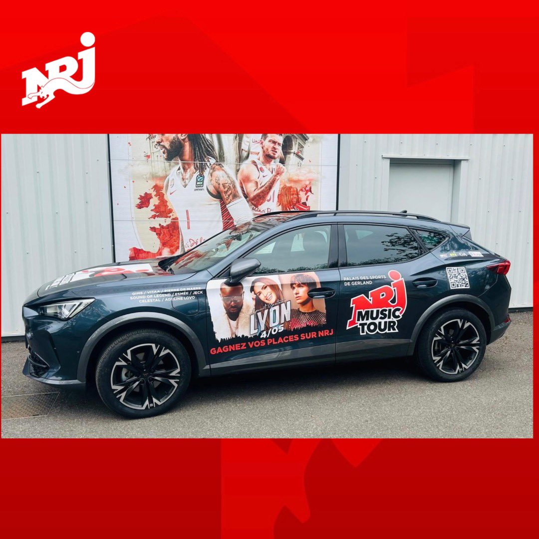 NRJBOURG's tweet photo. 🚗 La Cupra Formentor aux couleurs d’NRJ est arrivée à Bourg !

🎁 Gagnez vos invitations pour le NRJ MUSIC TOUR en la retrouvant dans les rues de Bourg 

Écoutez NRJ tous les jours entre 11H et 15H pour savoir où se trouve la voiture et repartir avec vos invitations

#nrj #ain https://t.co/s0elveKund