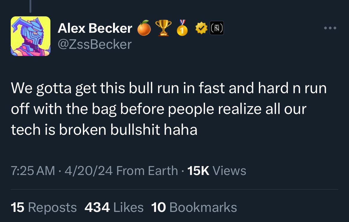 Becker is both: 1) The biggest troll on CT 2) The most based man on CT