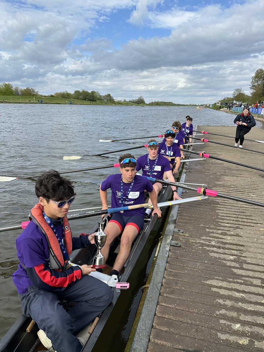 Gold in the MJ16 8+ for <a href="/KCSRowing/">King's Rowing</a> . Well done boys. A win by 12 seconds.