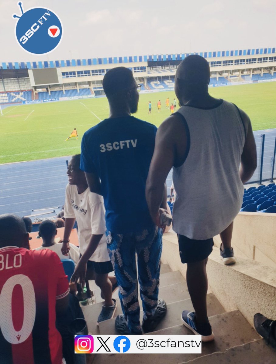 PROUD FAN BOY @VictorMcEpha spotting @3scfanstv shirt. We have loads of goodies for our fans. We always look forward to match days at Adamasingba. Stay locked guys. Up Shooting! cc: @jargobann