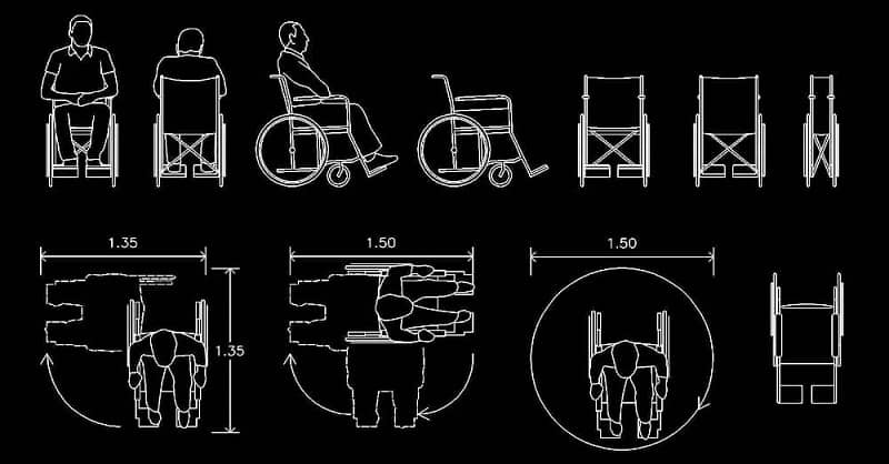 dwgAutocad's tweet photo. Bloques AutoCAD para discapacitados y accesibilidad en dwg gratis ➡️ https://t.co/xJmlNv0DVV https://t.co/UKt6Z64D4B