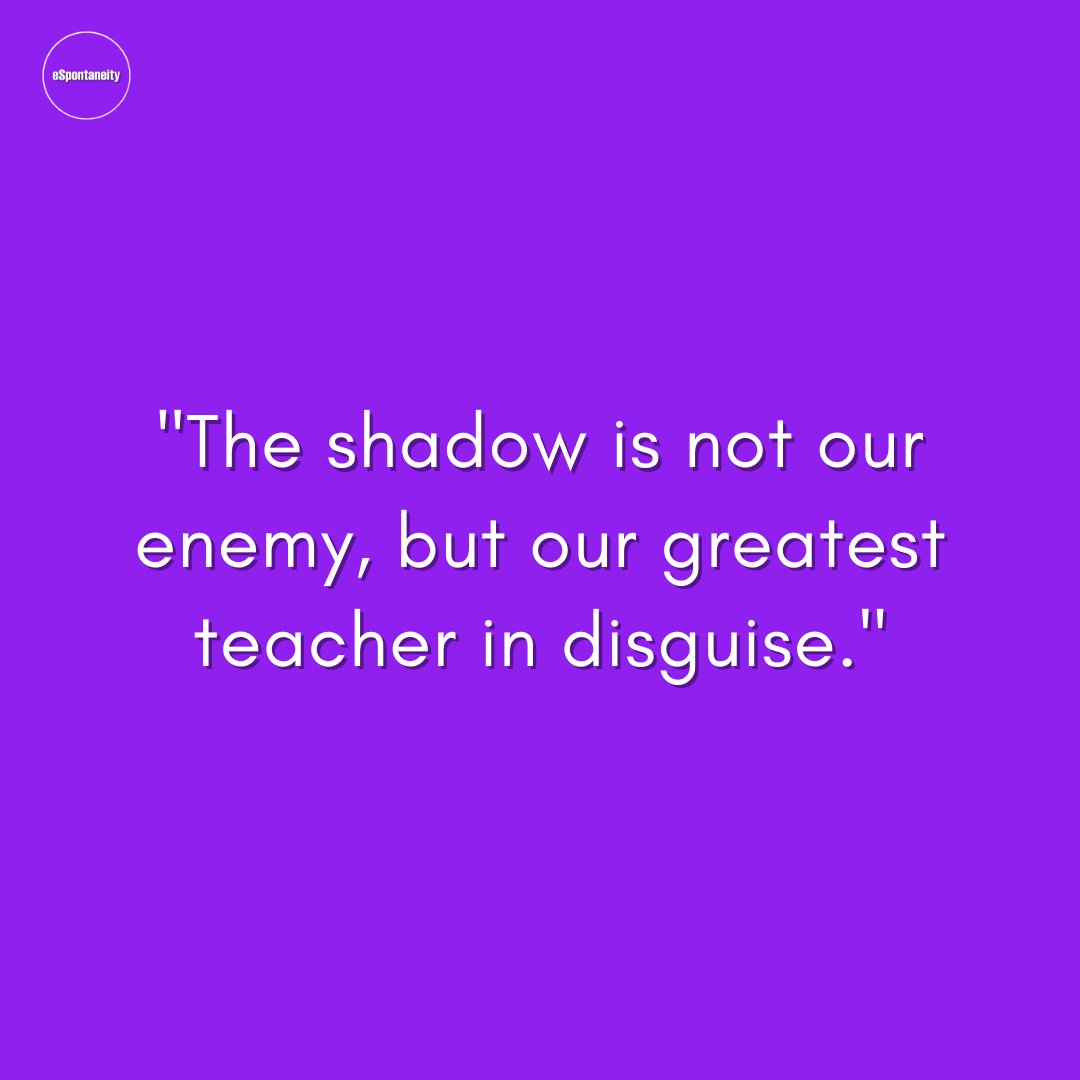 'The shadow is not our enemy, but our greatest teacher in disguise.'

#espontaneity #healing #shadowwork #anupamshadowwork #strees