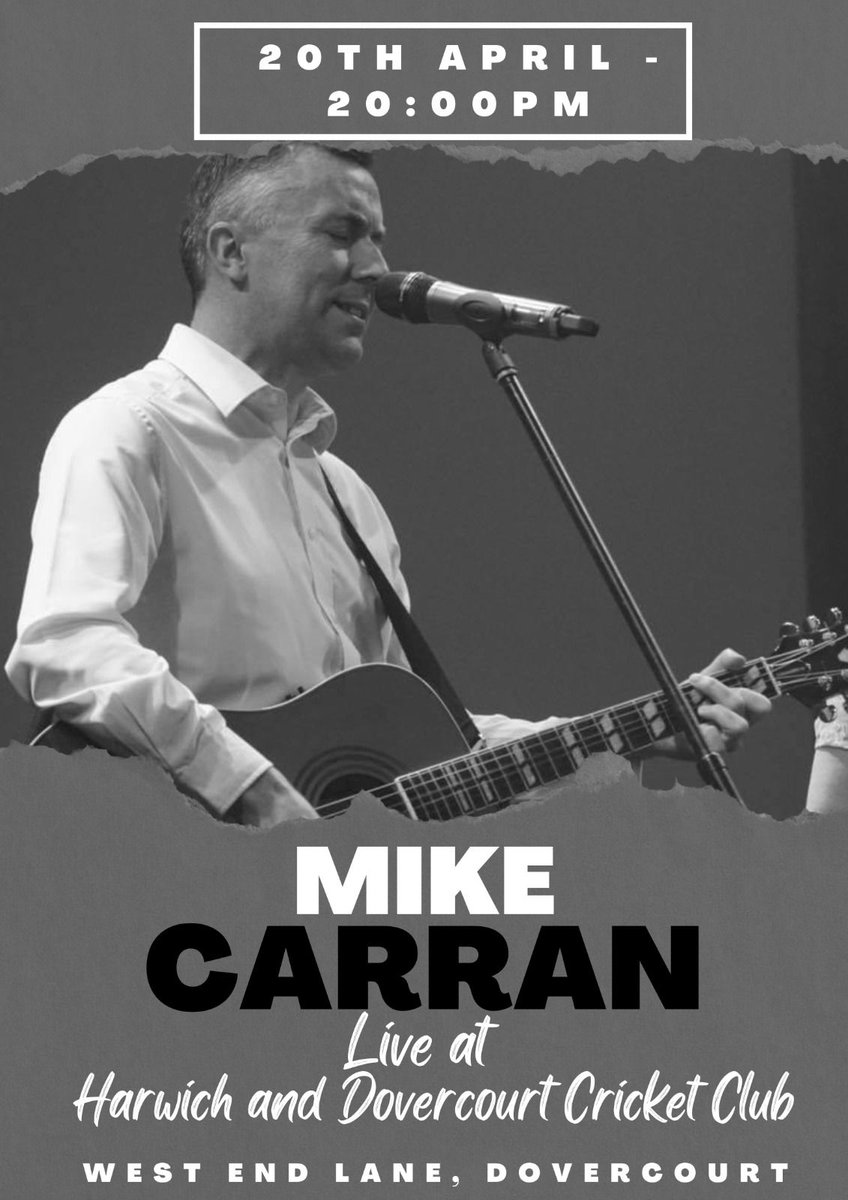 HDCricketClub's tweet photo. We win by 10 wickets.
The Ships are sailing. Destination Div 5. The new era under @Tommygunn2211 begins with the strongest of starts.
Mike Carran is performing at 8pm tonight. Families welcome. https://t.co/YsgUdHvo5D
