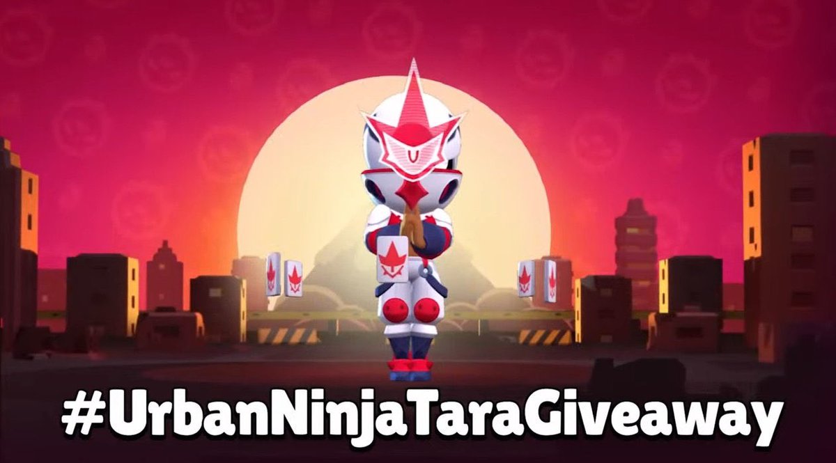 🎁 ¡¡SORTEO URBAN NINJA TARA + PIN + ICONO DE JUGADOR!!🎁 Requisitos: ✅ Follow @GuilleAp19 ✅Etiqueta a un amigo ✅ ♥️ y ♻️ El sorteo termina el 2 de mayo ⏰️ #UrbanNinjaTaraGiveaway #BrawlTalk #BrawlStars