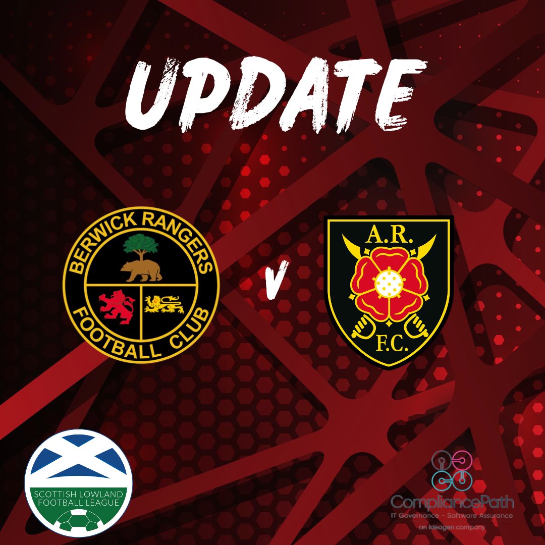 65| BRFC 2-0 ARFC Berwick have a second #ARFCOKAY🇲🇰