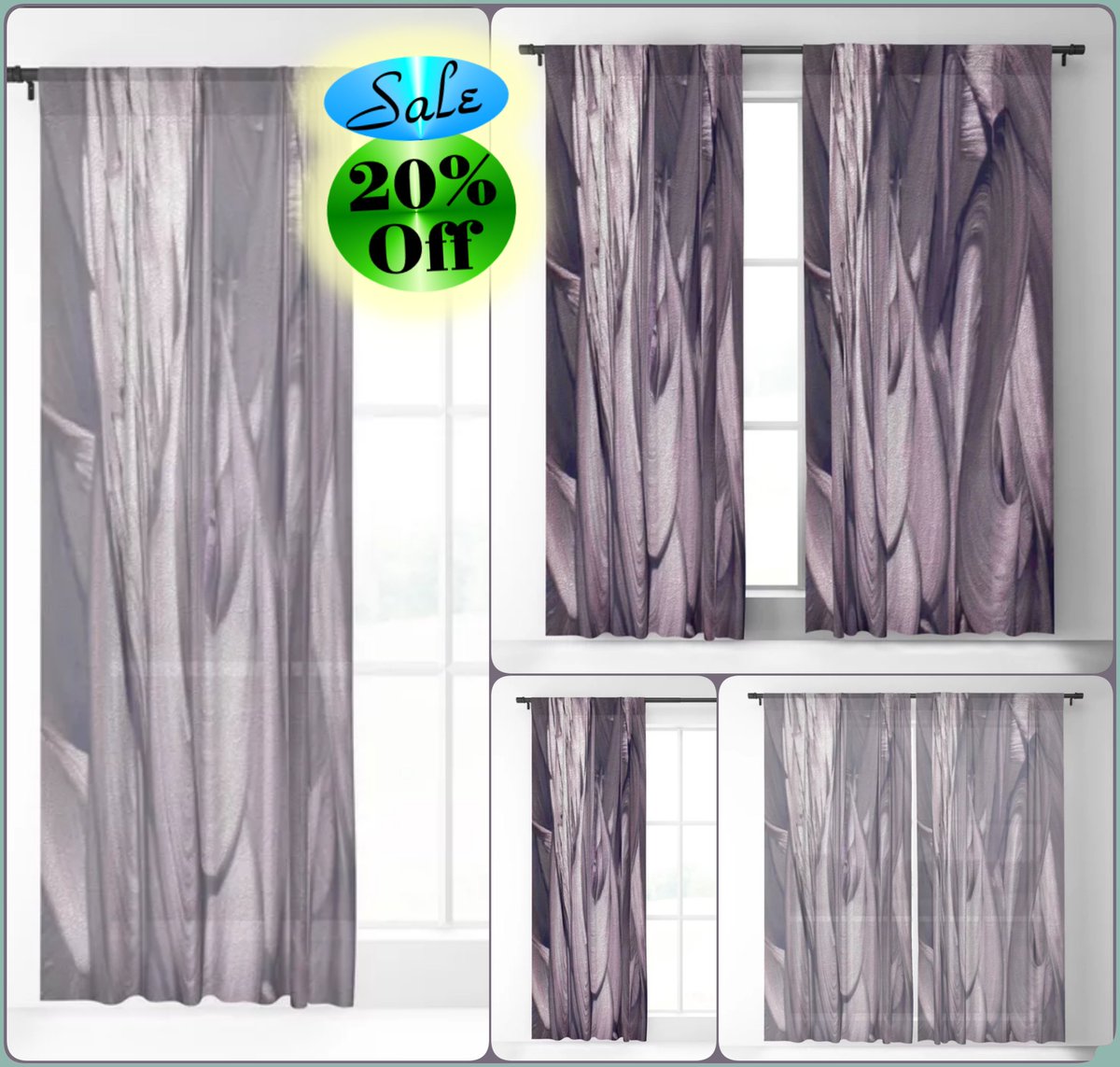 *Sale 20% Off*
Epona -Celtic Sheer & Blackout Curtain~by Art Falaxy~
~Exquisite Decor~
#artfalaxy #art #curtains #drapes #homedecor #society6 #Society6max #swirls #accents #sheercurtains #blackoutcurtains #floorrugs

society6.com/product/epona-…

society6.com/product/epona-…
