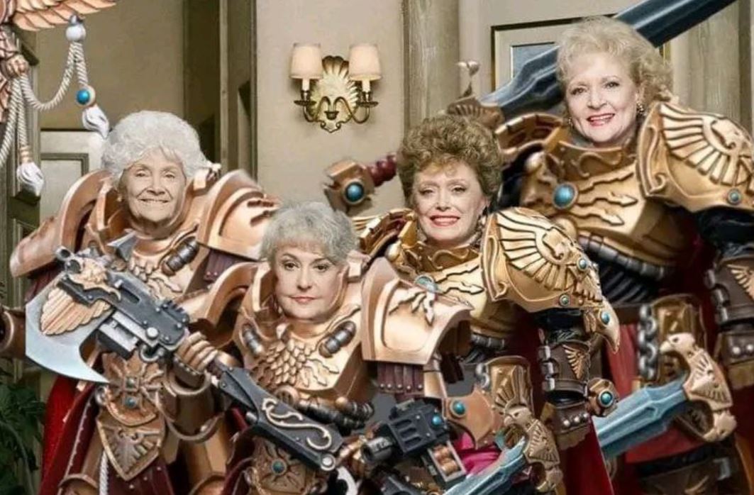 Ladies who play canasta have now switched over to warhammer 40k due to the inclusivity changes. Because OBVIOUSLY this is how the world works, and how people change hobbies, not by interests but if their genitalia is featured.