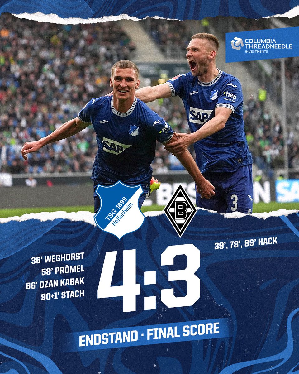 And everyone breathe.....An incredible, rollercoaster of a match ends with 3⃣ points for our boys in blue!!! GET IN!!!! #TSGBMG