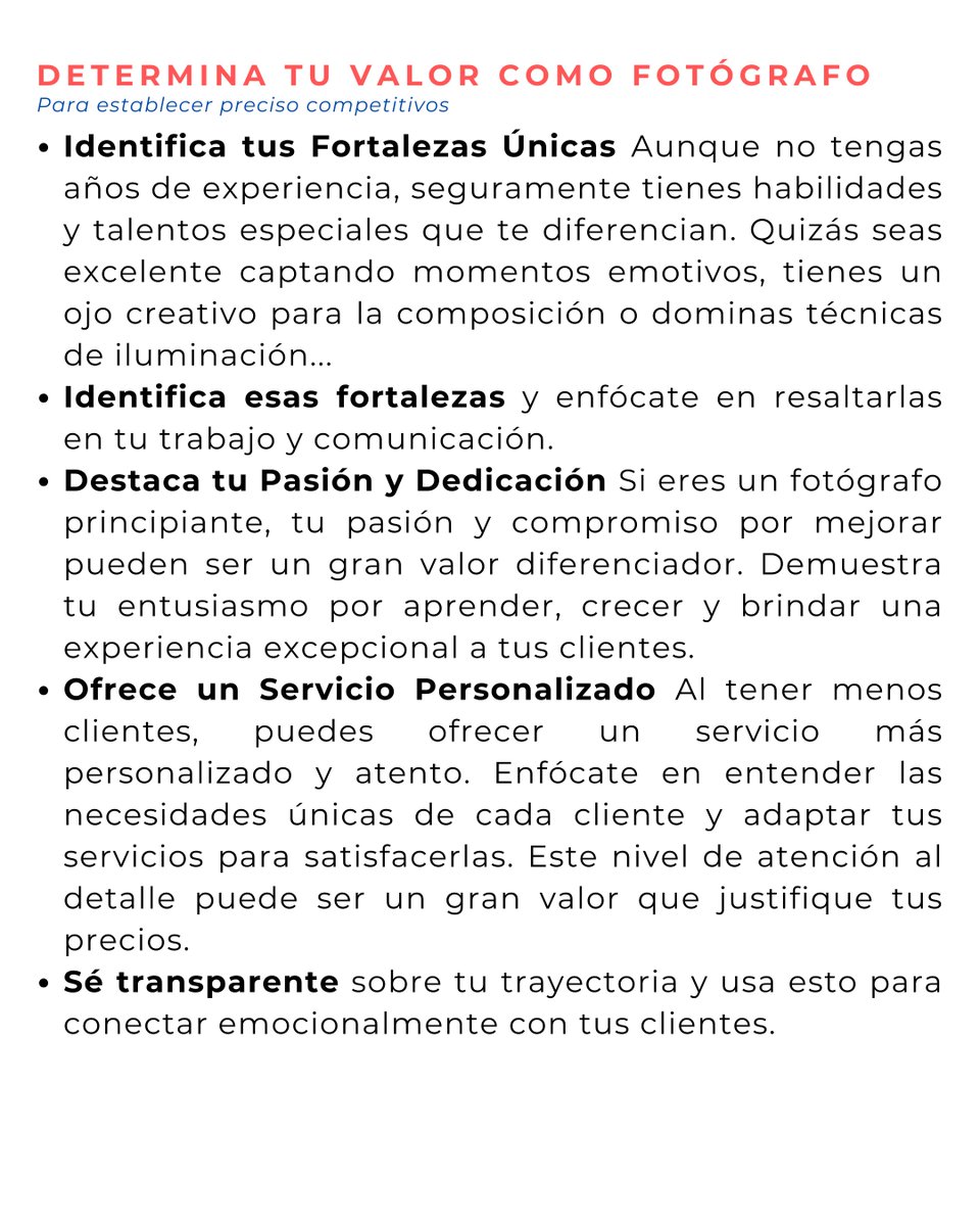 Hemos creado una guía con 5 consejos para crear tus listas de precios, incluyendo cómo conocer tus costes, tener en cuenta la competencia, calcular el coste por hora, determinar tu valor y presentar tus precios adecuadamente. 🏷️🏷️
